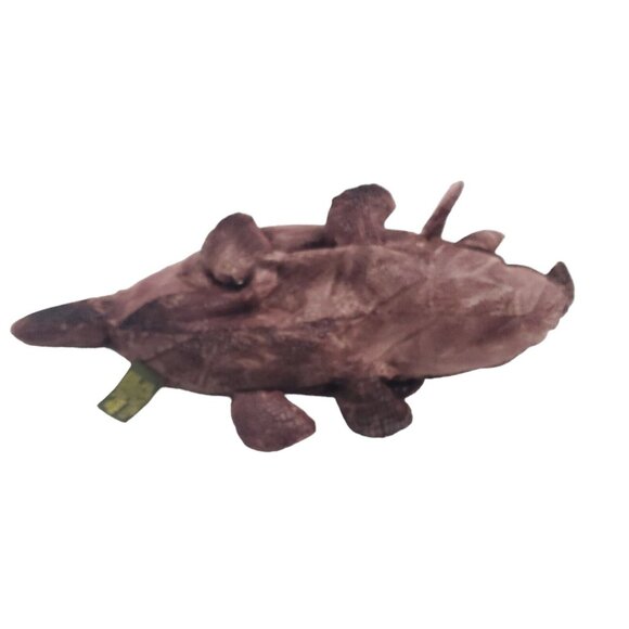 Russ Tyrone Triceratops‎ Dinosaur Bean Bag 14" Plush Brown Dino Stuffed Toy - Picture 8 of 8